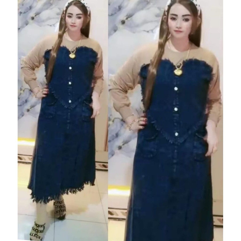MIDI import jumbo ld 120 jeans belakang kaos combed mellar