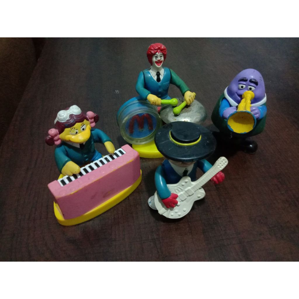 Maskot Mcd Jadul Happy Meal Band Series