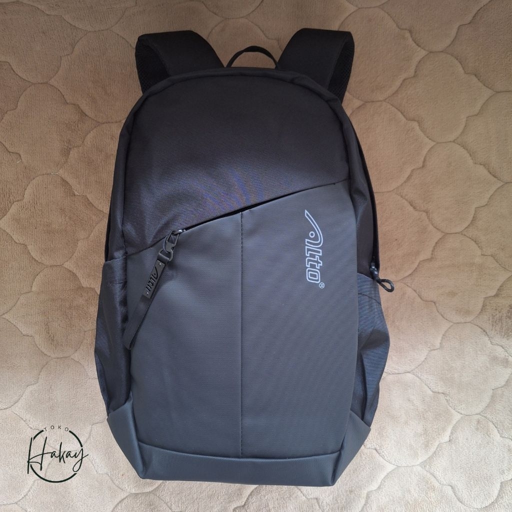 Tas Ransel Alto Hitam SD SMP SMA Kuliah Kerja Waterproof 77414L-0