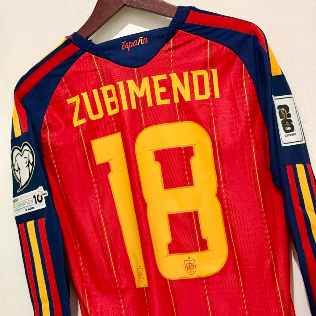 JERSEY SPANYOL HOME WC 2026 LONGSLEEVE PLAYER ISSUE- Zubimendi