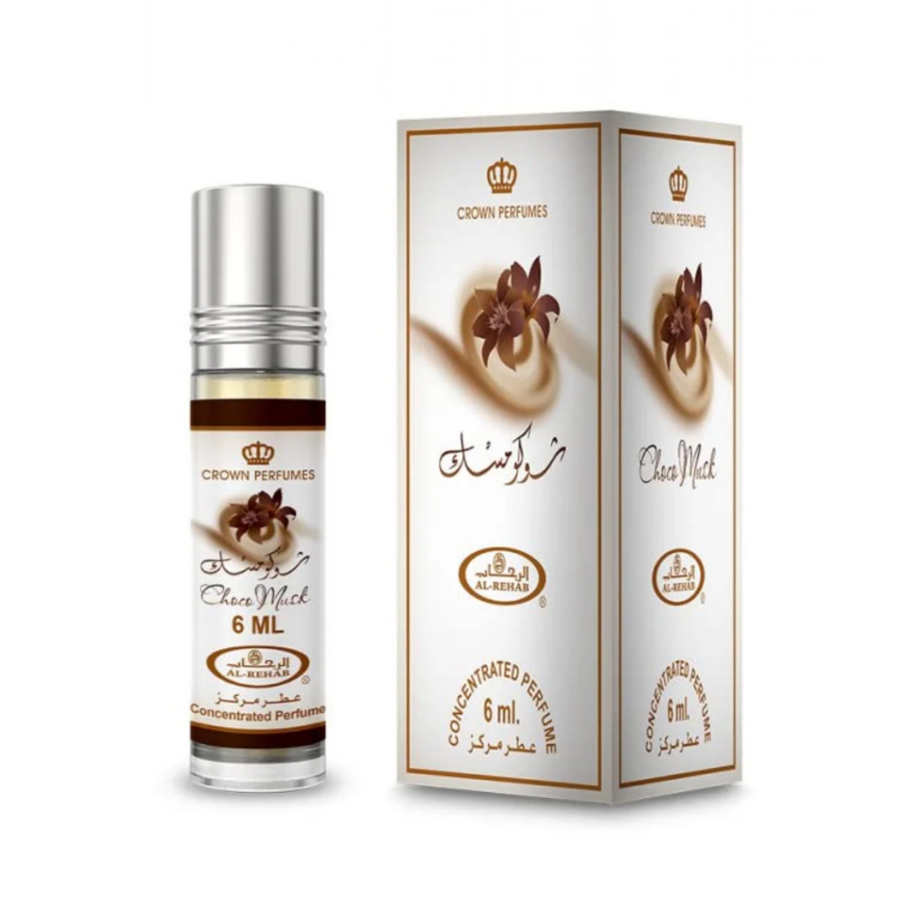 Parfum Al Rehab Roll On 6ml Aroma CHOCO MUSK Tahan Lama - Bibit Parfum Asli - Parfum Al Rehab Ori