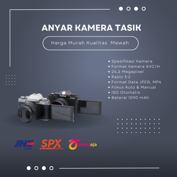 Kamera Fujifilm XT100 mulus fullset
