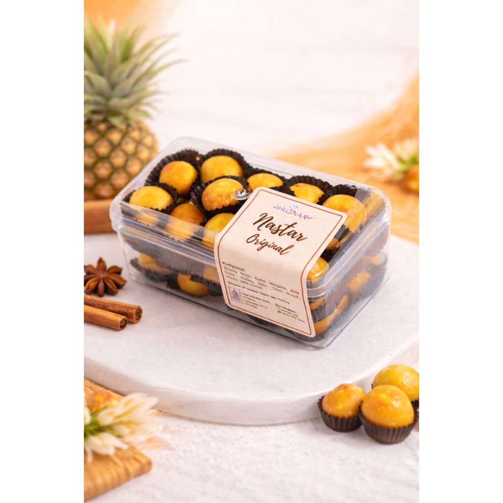 Kue Kering Nastar Original Premium Toples 350 gram by HUSNAA