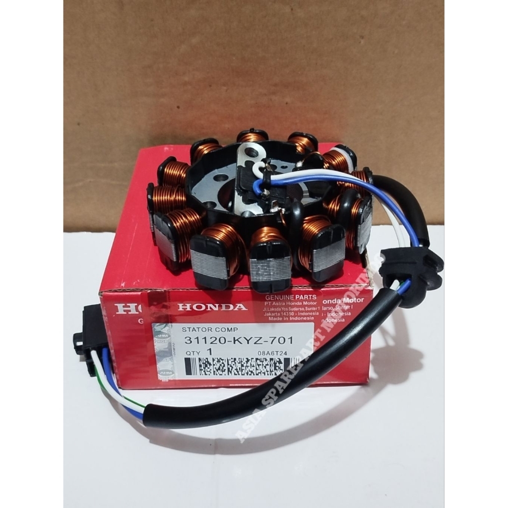 Spull Spul Stator Assy KYZ Honda Supra X 125 Helm in injeksi/Supra x 125 Fi injeksi/Blade Fi injeksi