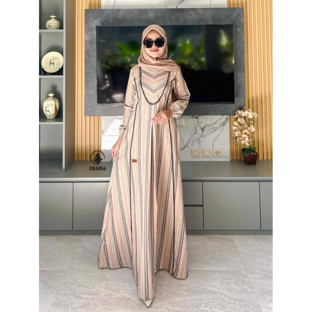 GHANIA CLOTHING (DRESS KATUN BEST SELLER) BISA COD
