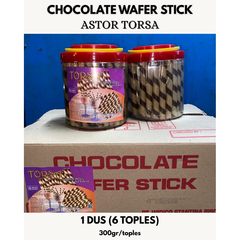ASTOR TORSA 1 DUS (6 toples) (Chocolate Wafer Stick)