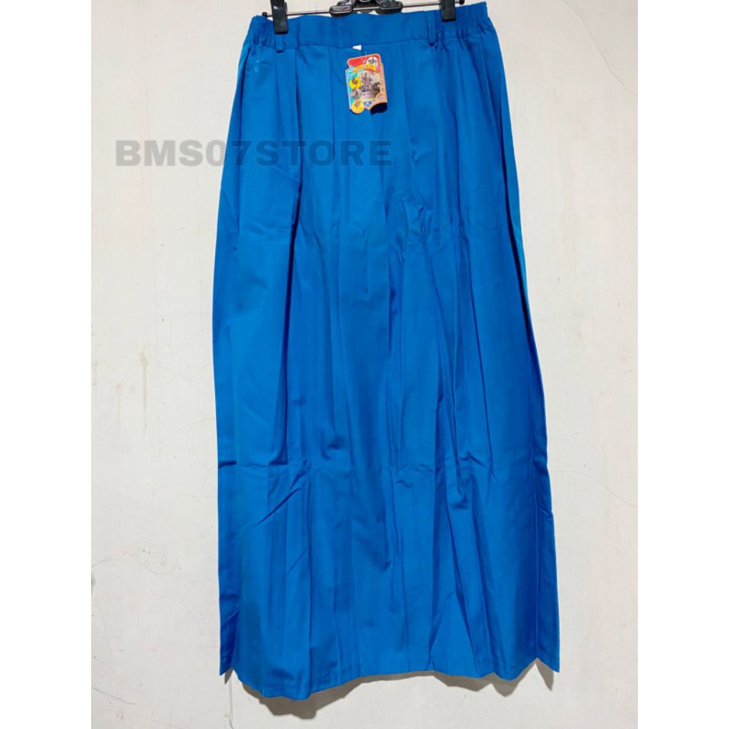 Rok Sekolah Famatex Biru Benhur Famatex Asli/ Rok Biru Batik Sekolah SD/MI Rok Rempel Biru Langit No