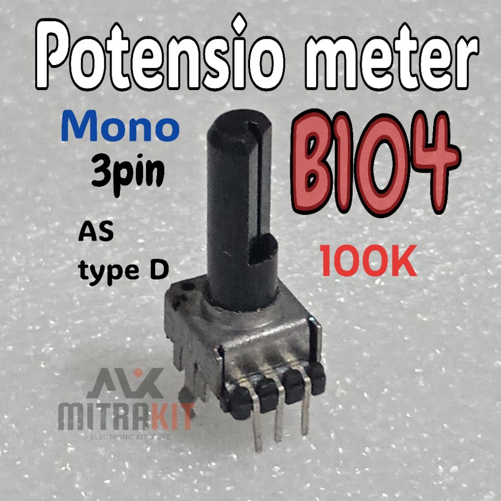 Potensiometer B104 100K potensio Trimpot