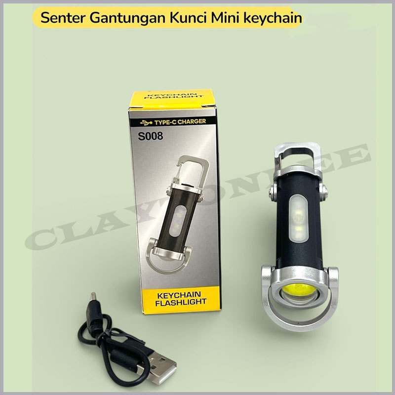 Senter Mini Gantungan Kunci Multifungsi Lampu Senter Gantungan Kunci Mini Lampu Camping