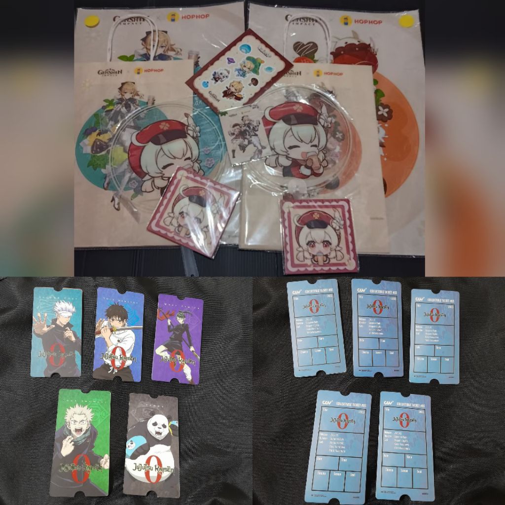 Merchandise Collab Genshin Impact X HopHop Official & Hoyofest 2023. Jujutsu Kaisen 0 CGV Official C