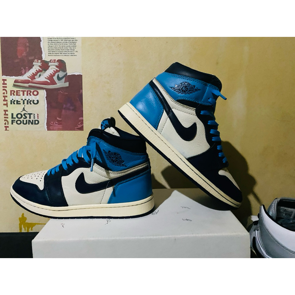 aj1 obsidian blue unc size 42/26,5cm 2nd