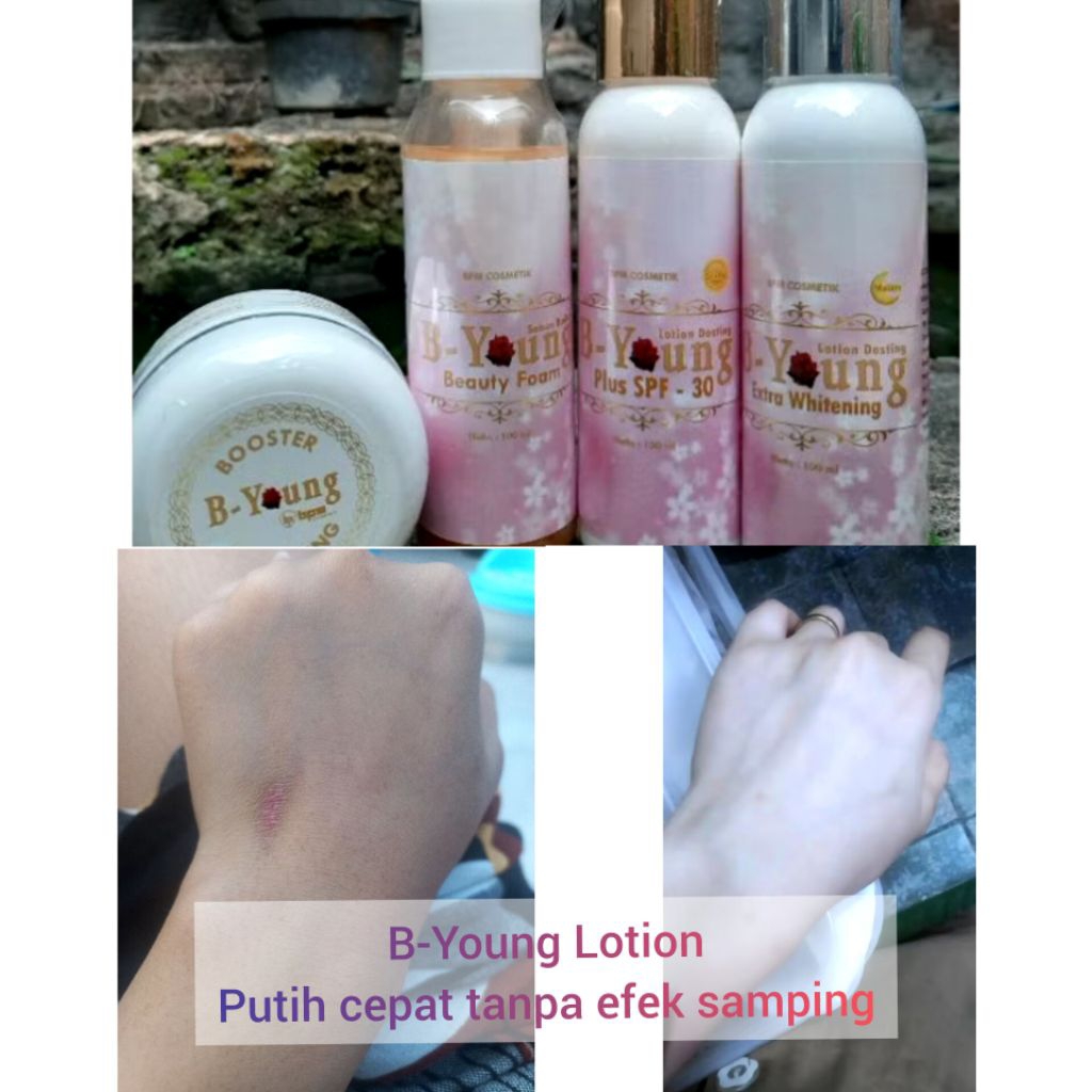B-Young Lotion mencerahkan memutihkan HB dosting
