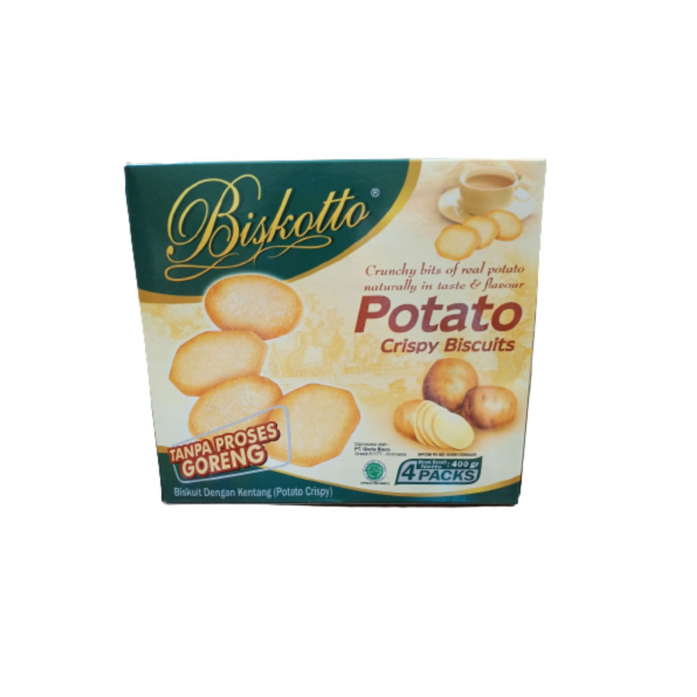 BISKUIT KENTANG BISKOTTO POTATO CRISPY BISCUITS 360 GR