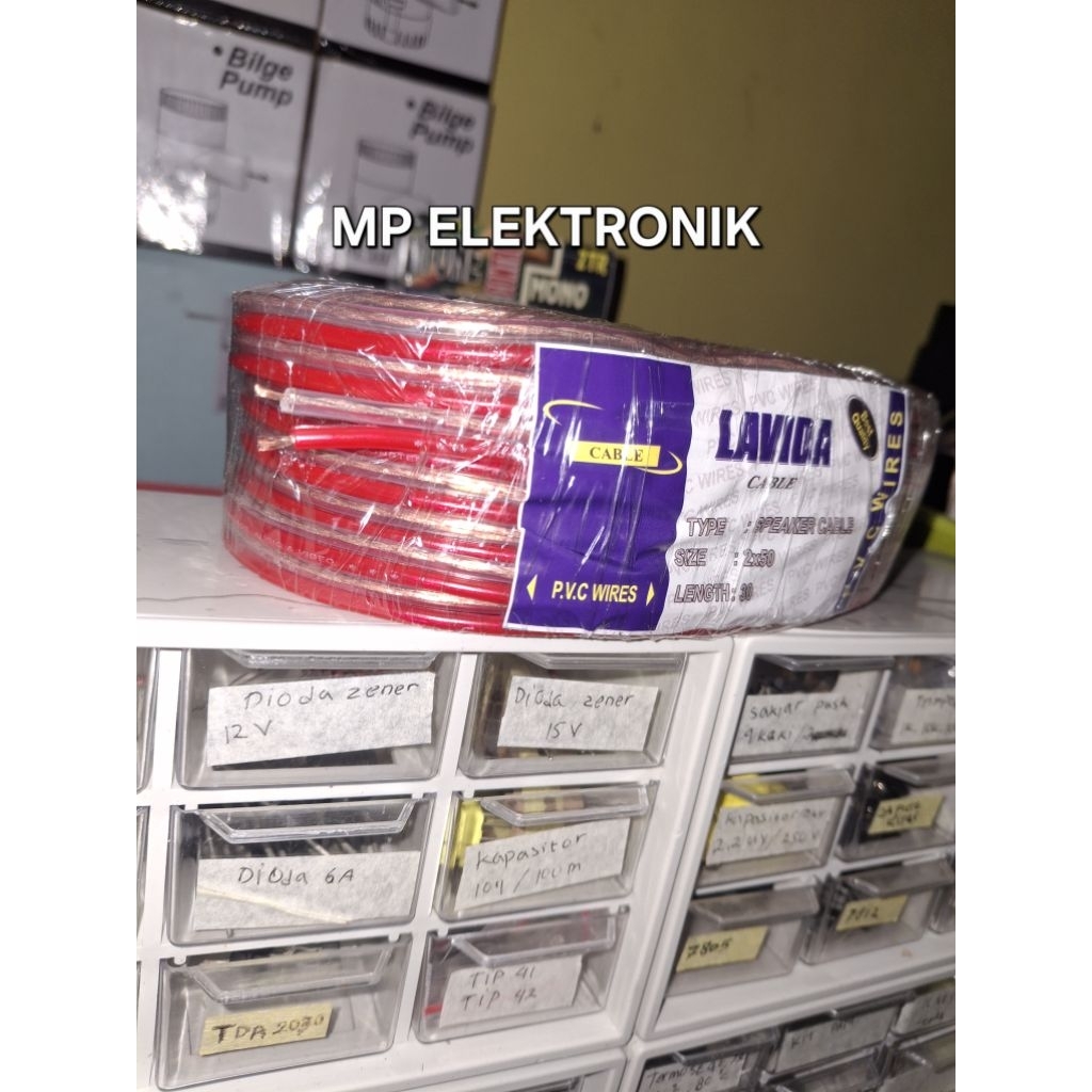 KABEL LISTRIK SERABUT ISI 2 TEMBAGA KABEL SPEAKER KABEL AUDIO DLL  HARGA PER 1 METER