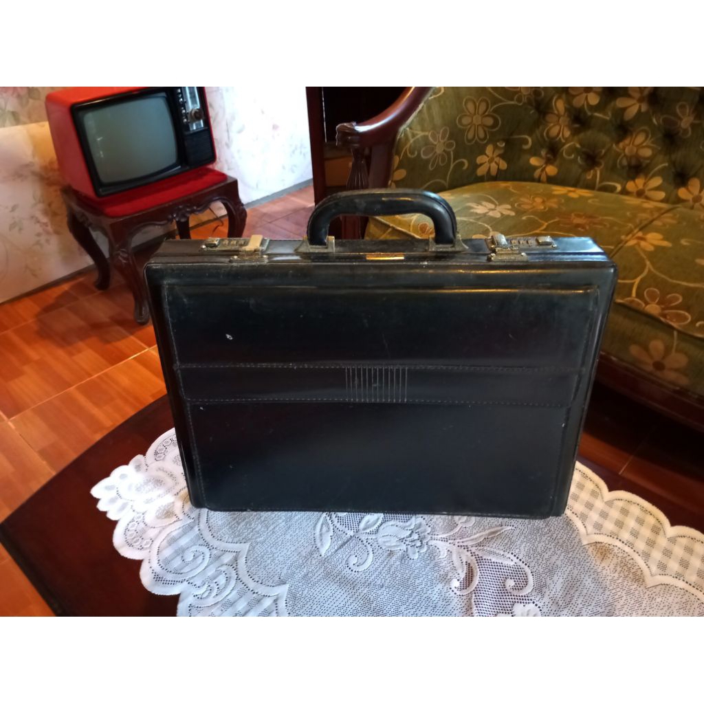 Koper Kulit Jadul Antik Merk VENTURA VINTAGE LAWAS TUA KUNO RETRO