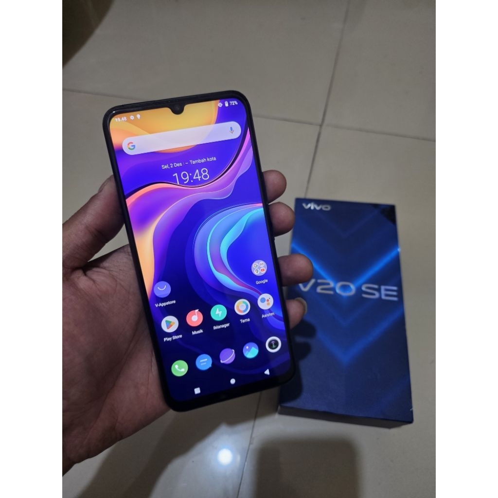 Vivo V20 SE Ram 8/128GB Original Fullset Second Termurah Siap Pakai