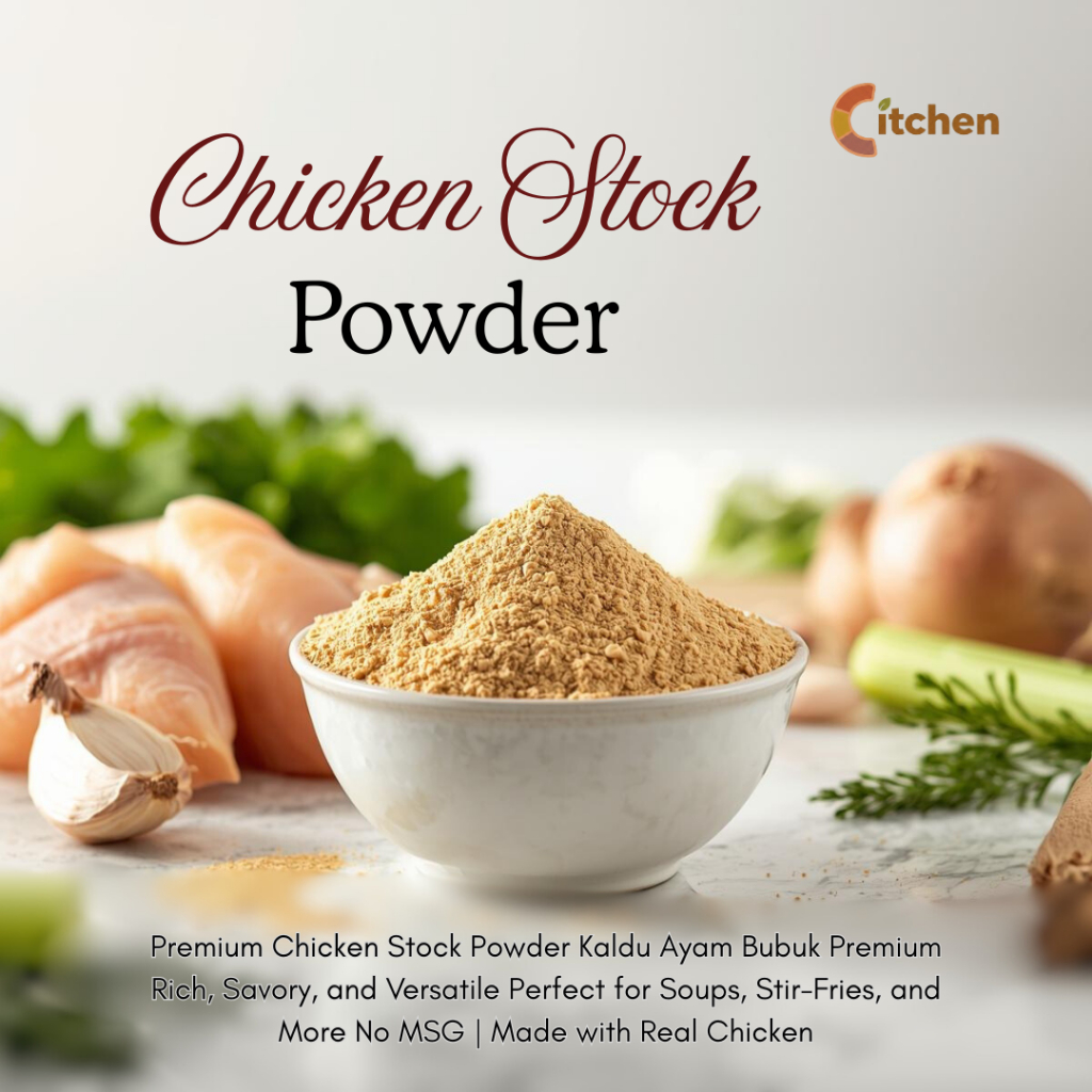 Kaldu Ayam Bubuk Homemade Asli | Non MSG, Tanpa Pengawet & Pewarna | Daging Ayam asli| Kaldu bubuk/ 