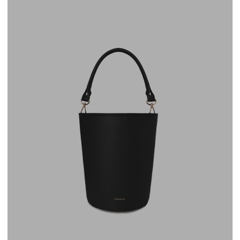 [PRELOVED] FIBRENO BUCKET BAG BLACK