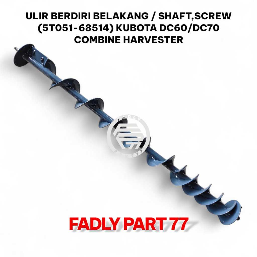 ULIR BERDIRI BELAKANG KUBOTA DC60/DC70 (5T051-68514) COMBINE HARVESTER