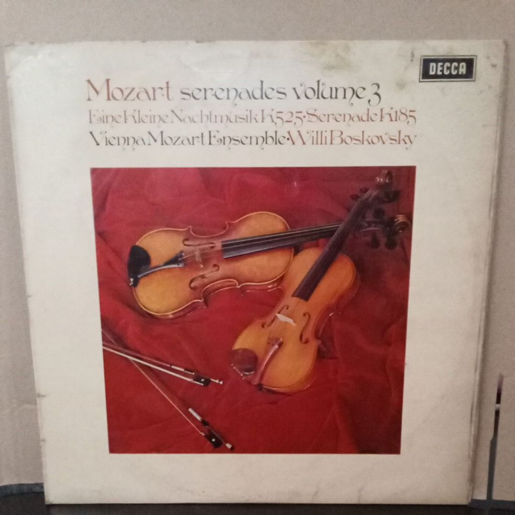 Vinyl Piringan Hitam 12 inch Mozart Serenades Volume 3 - Willi Boskovsky