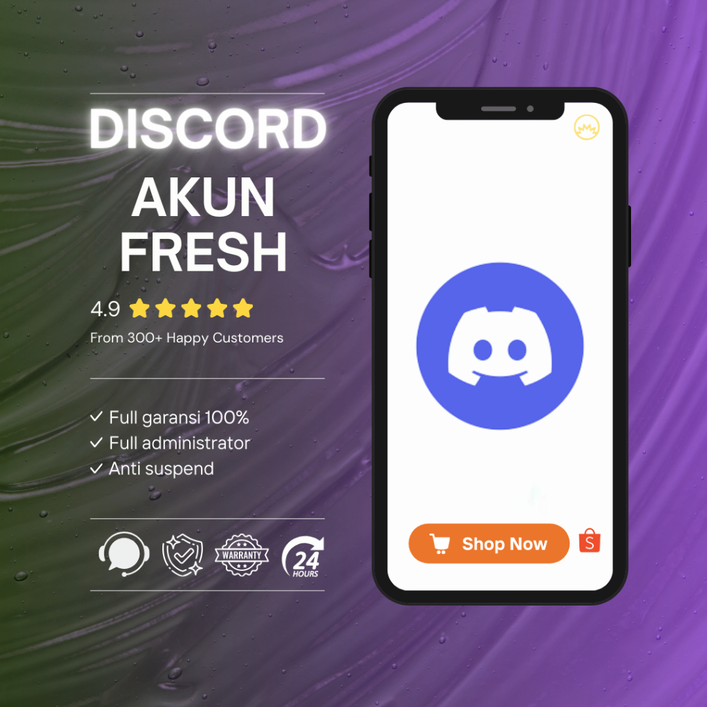 DISCORD AKUN FRESH BERGARANSI