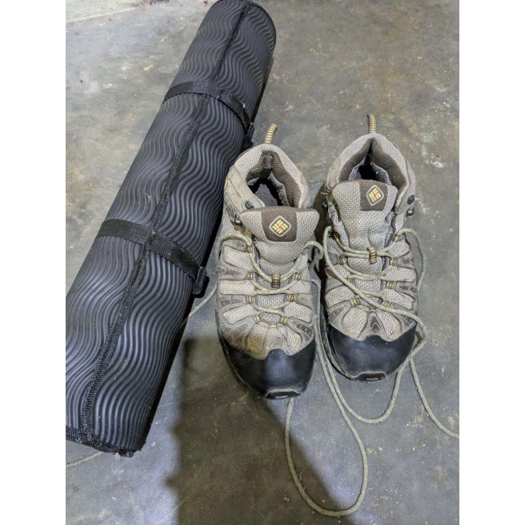 sepatu columbia+matras