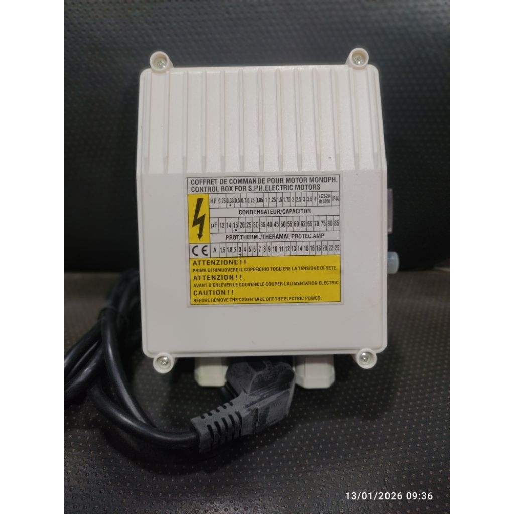 Control Box Pompa Celup Submersible KAITO HIRO 3 inch 0,33 HP