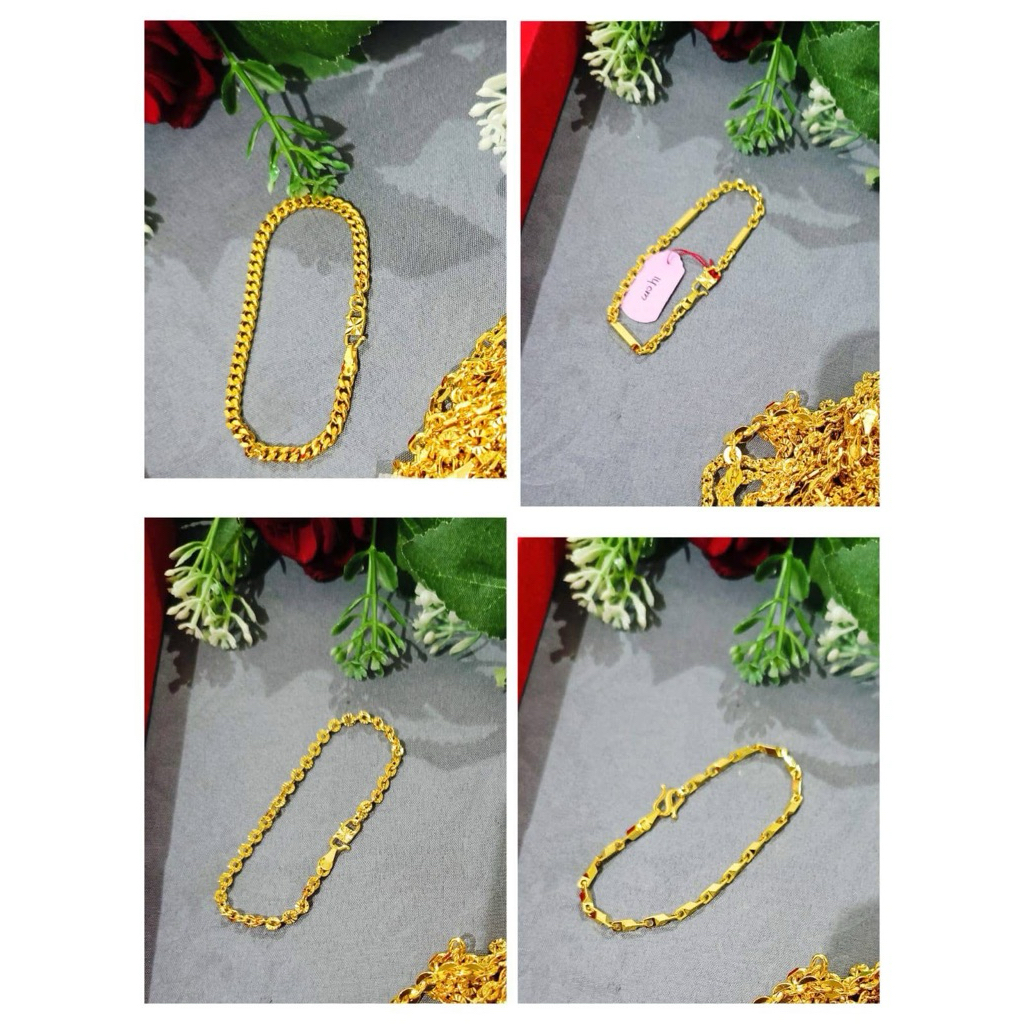 Gelang Wanita Koin Asli Anti Luntur dan Karat, Tahan Lama