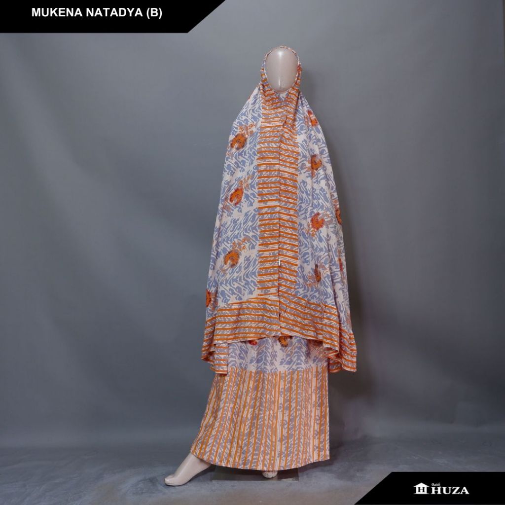 Batik Huza Mukena Batik Dewasa Mukena Natadya (B)