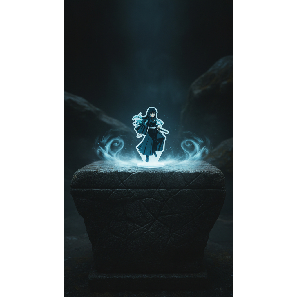 Standee Figure Akrilik Kimetsu No Yaiba Muichiro Tokito Glossy Cute Aesthetic