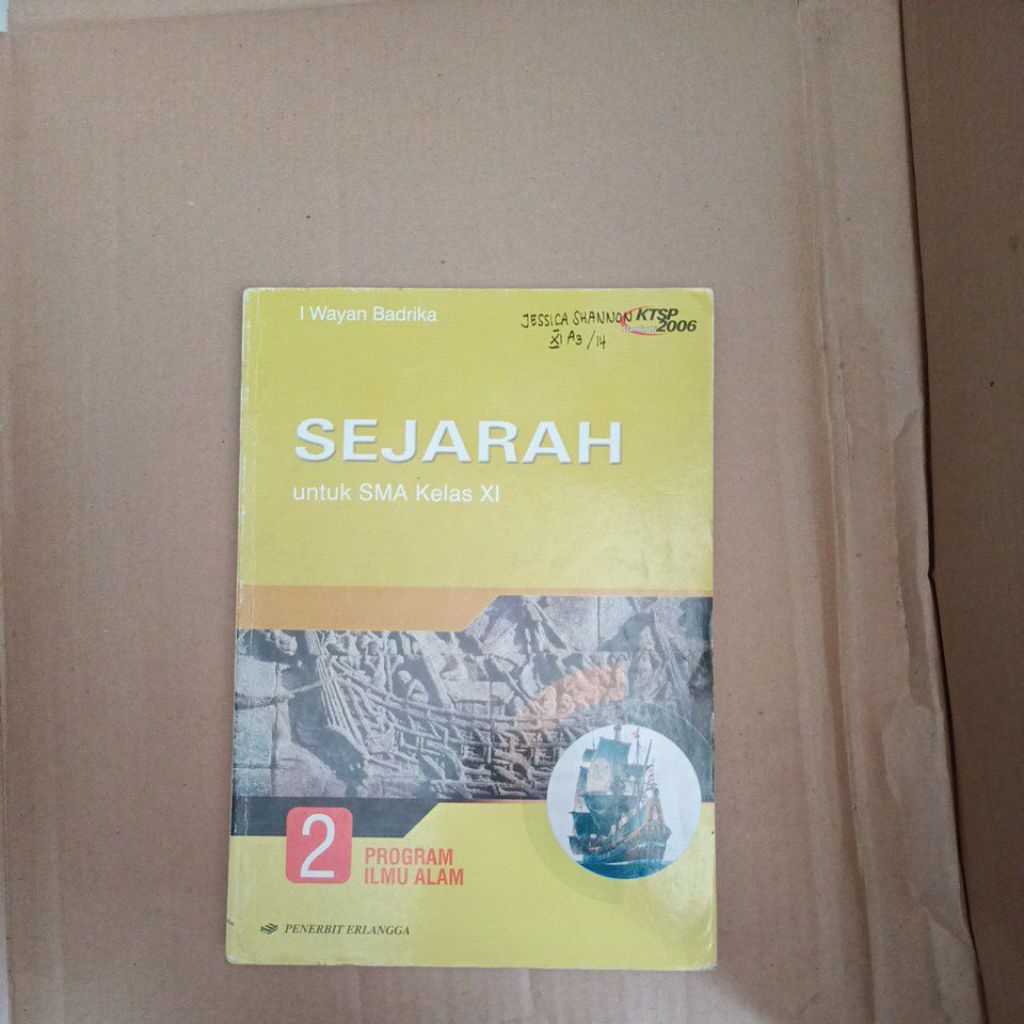 Buku SEJARAH untuk SMA kelas XI program IPA