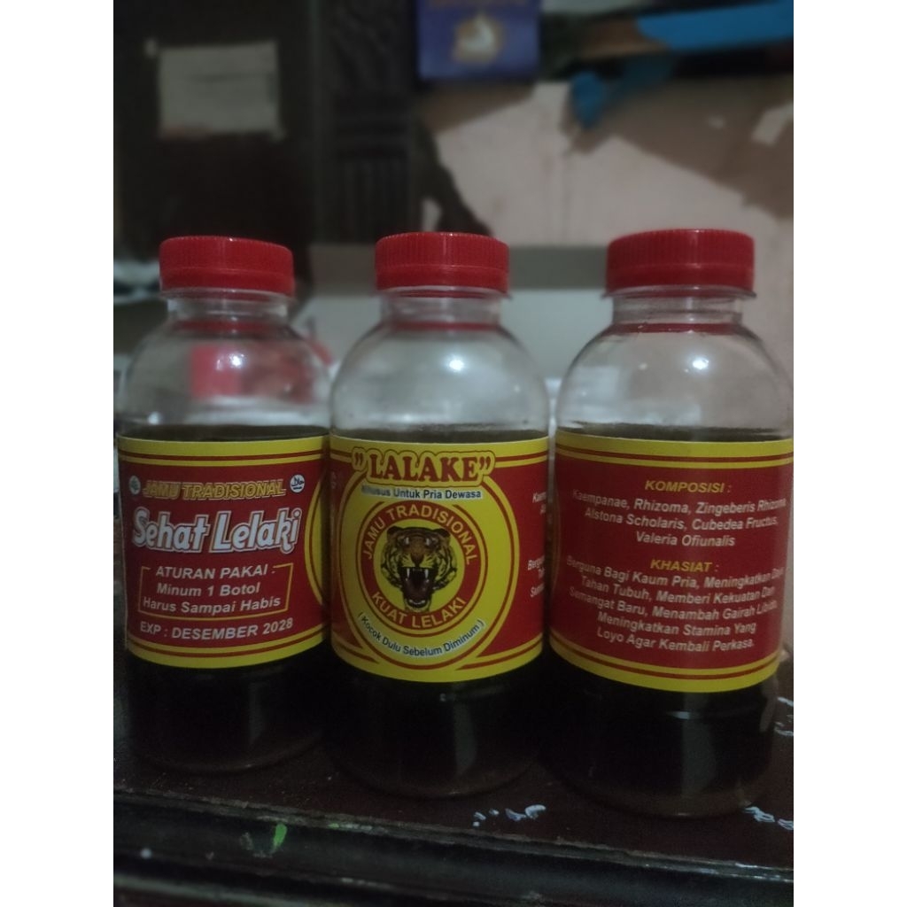 Jamu Kuat Herbal Pria Madura Ramuan Alami, 1 Botol