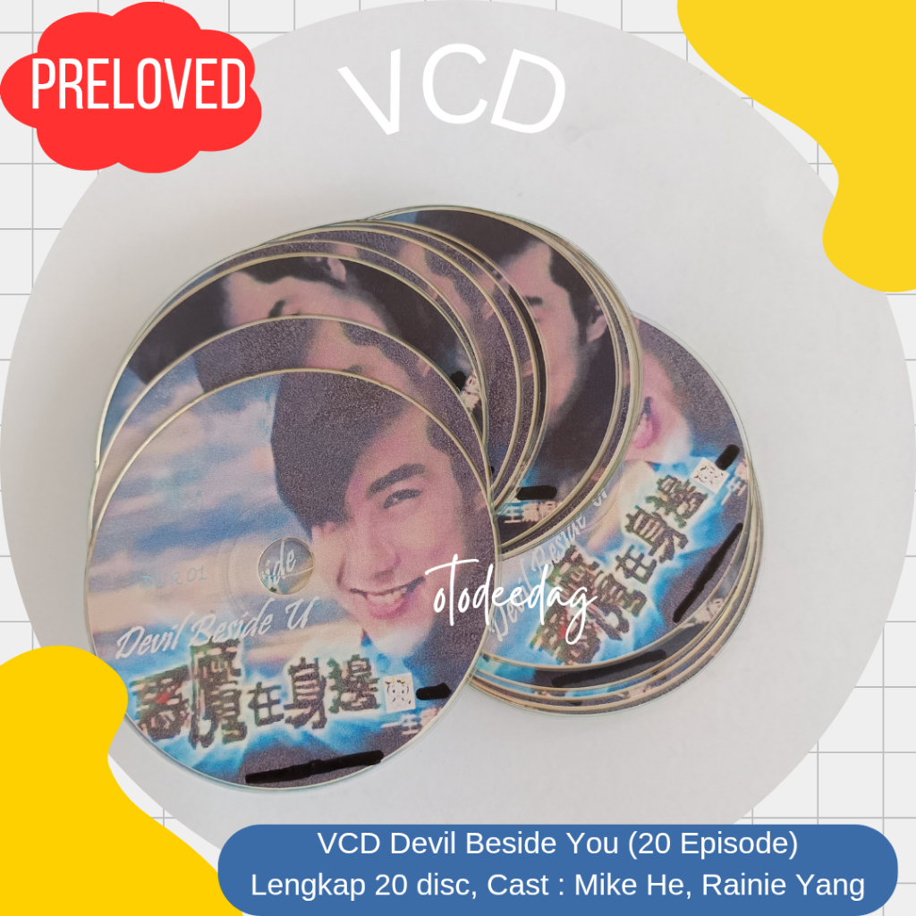 VCD Devil Beside You Serian Serial Chinese Cina China Mandarin Preloved Lawas Jadul Bekas Langka