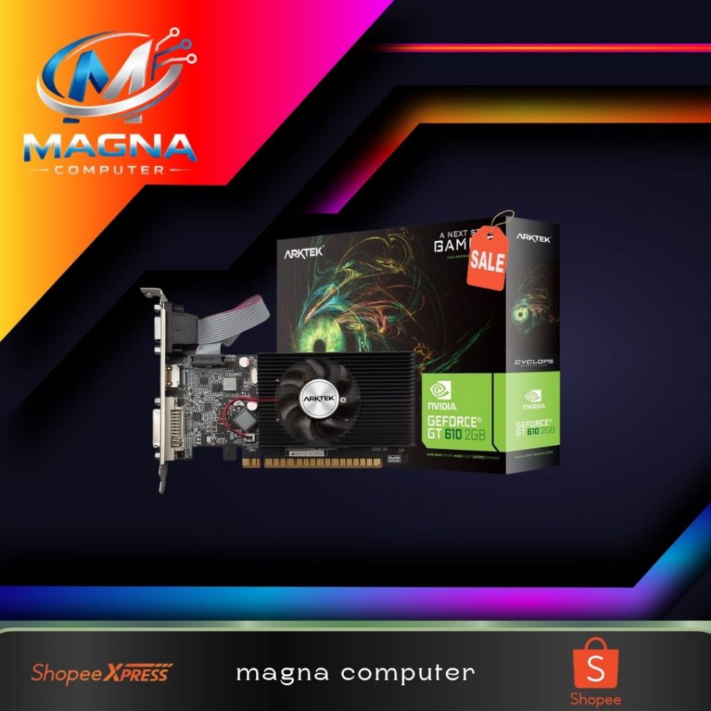 VGA VURRION GT 610 2GB DDR3 64Bit GAMING VGA ORI