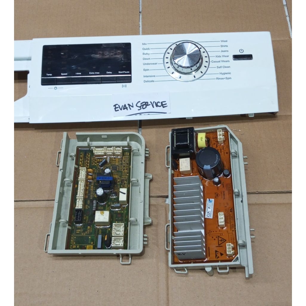 MODUL/PCB MAIN BOARD MESIN CUCI FRONTLOADING AQUA FQW810QD(FQW1010QD ORIGINAL COPOTAN