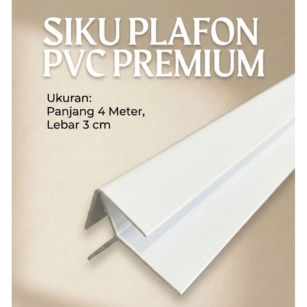 List Siku Panah PVC Plafon