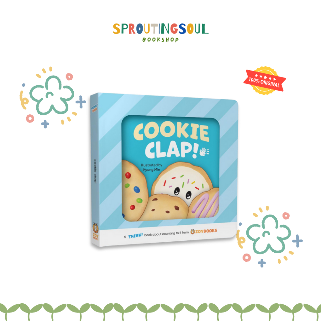 Cookie Clap A THINK Book about Counting to 5 - Board Book - Zoybooks