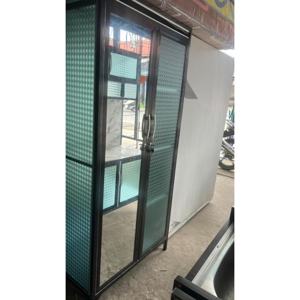 LEMARI BAJU KACA 2 PINTU BANJARMASIN