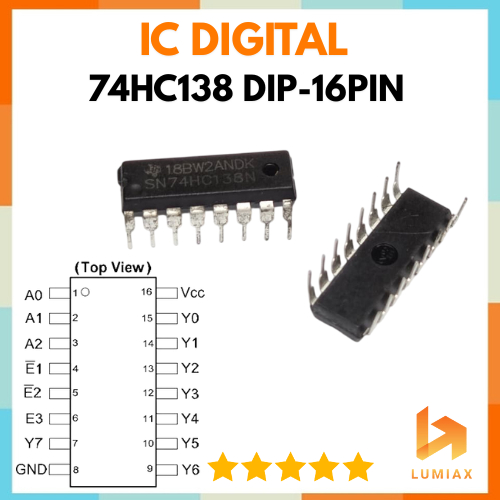 74HC138 IC 74 HC 138 74138 DIP 16P 74hc138 dip-16pin