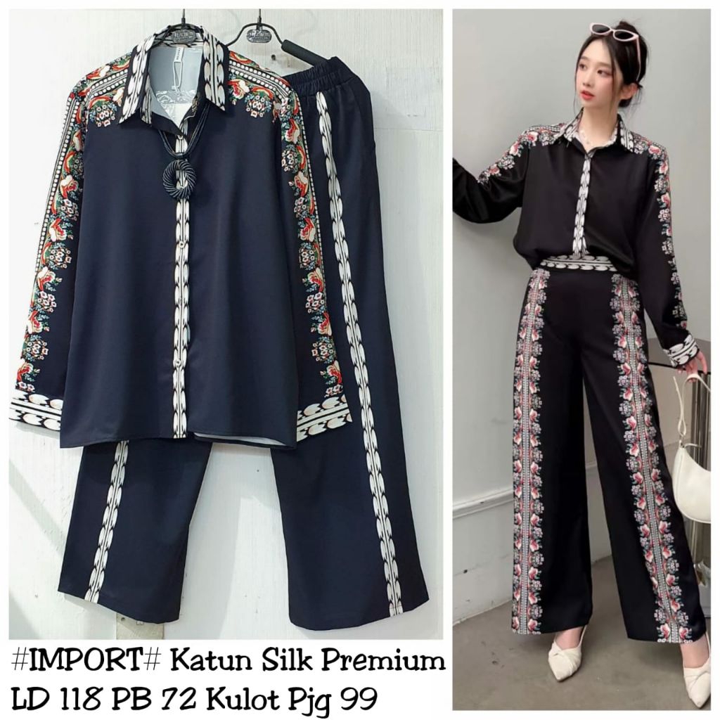 Real pic ORIGINAL Dan TERMURAH Stelan Zara Slik PREMIUM Butik / Stelan Jumbo slik PREMIUM Bangkok / 