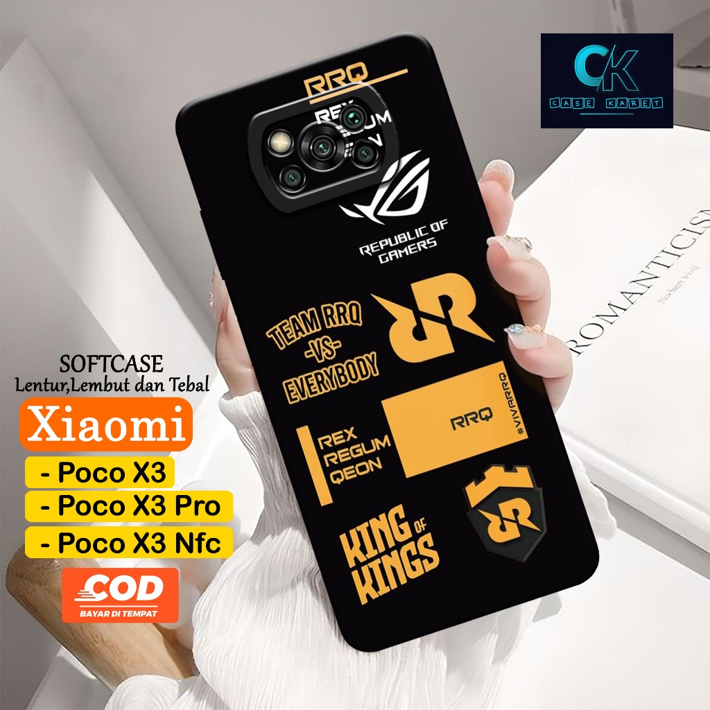 Softcase Xiaomi Poco X3 / X3 Pro / X3 Nfc - Case GAMING Casing Candy Case Full Color 3D Silikon TPU