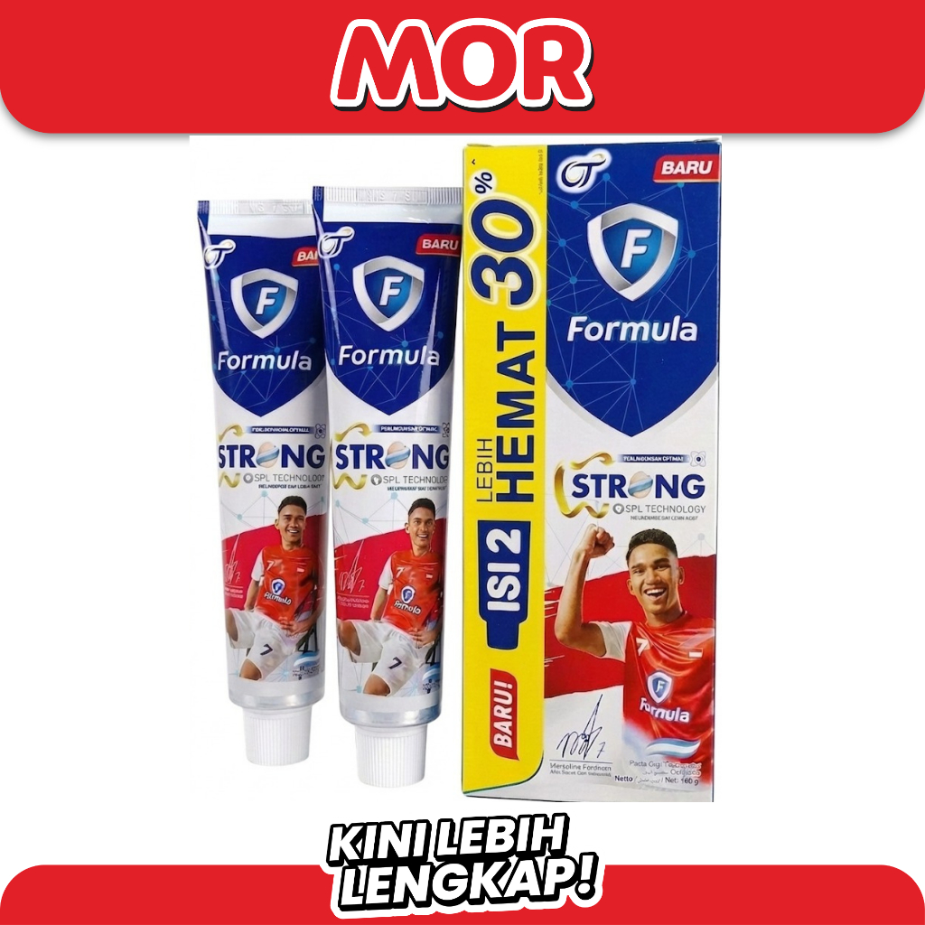 FORMULA Pasta Gigi Strong Twin Pack 160gr