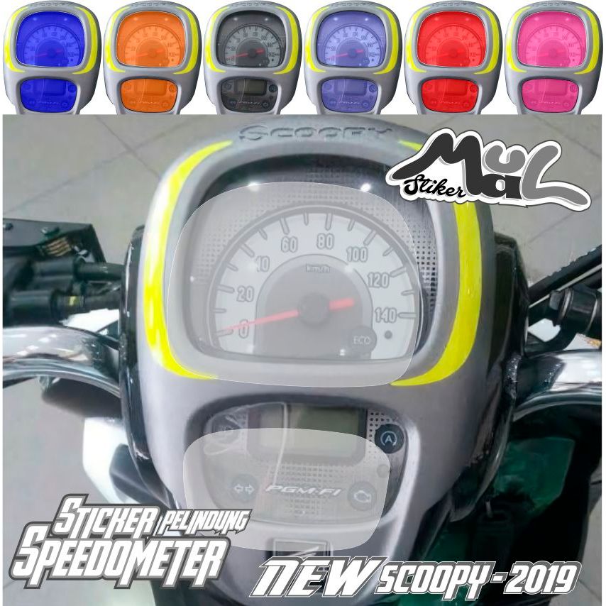 STICKER PELINDUNG SPEEDOMETER SCOOPY 2019/STICKER VARIASI LAMPU SPEEDOMETER/STICKER SCOOPY 2019