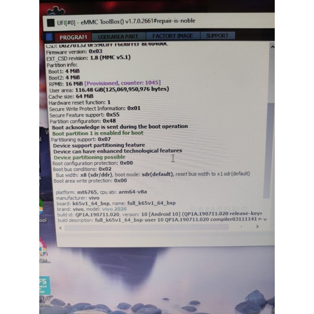 IC EMMC KM3V6001CM 6/128