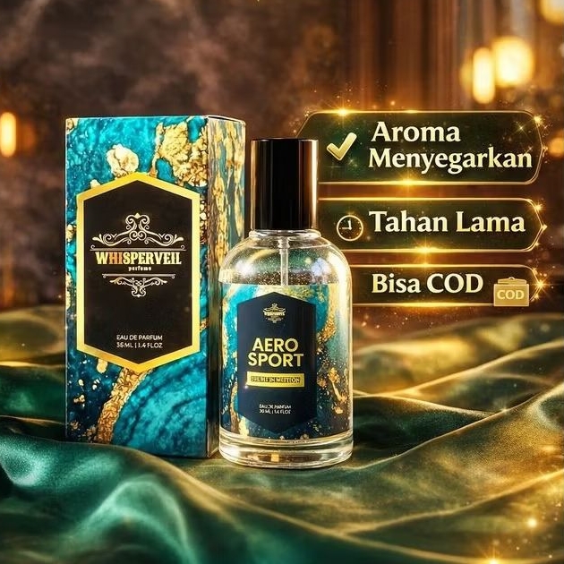 Whisperviel Aero Sport | Parfum Pria Fresh Clean Sporty