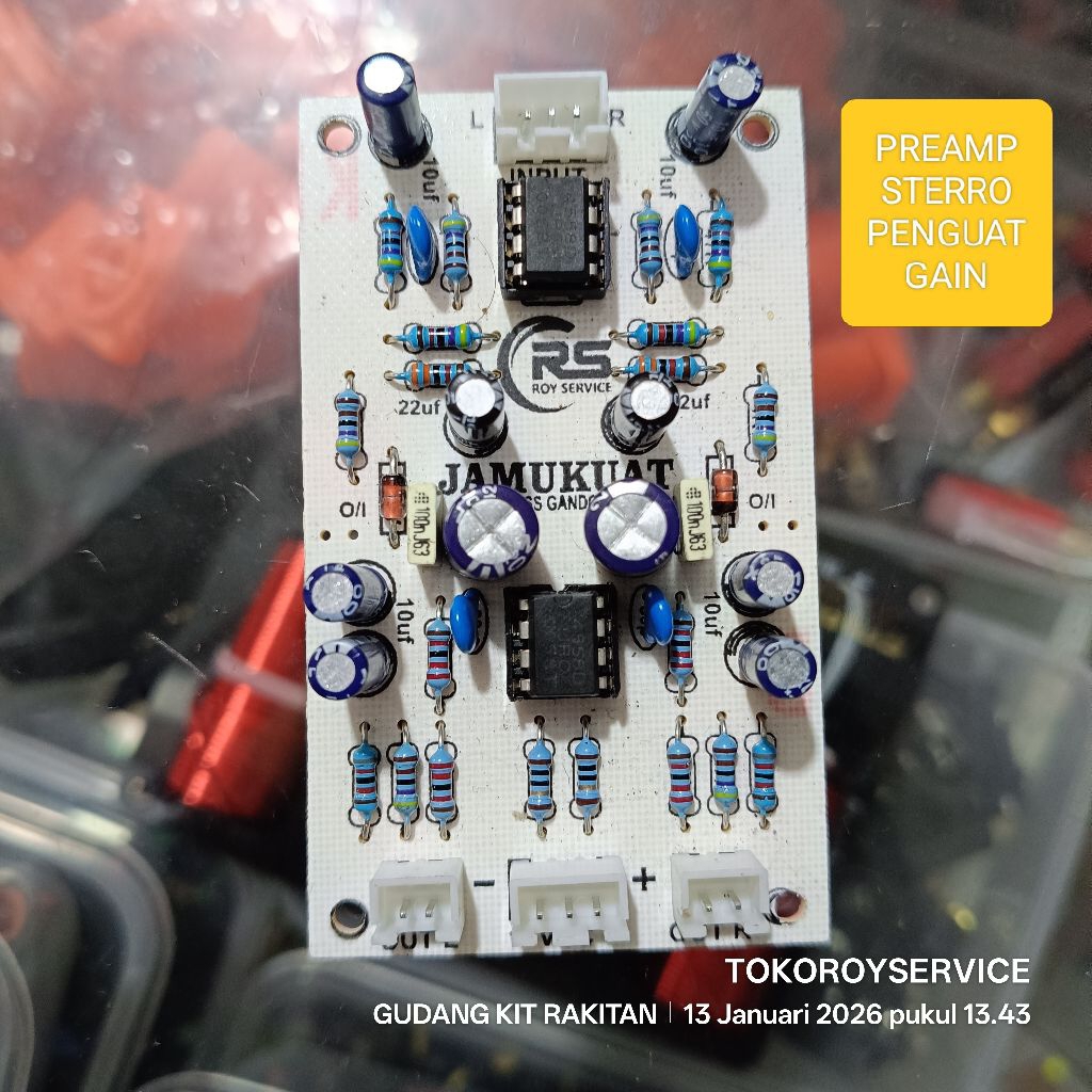 Preamp stereo Audio pre-amp power amplifier