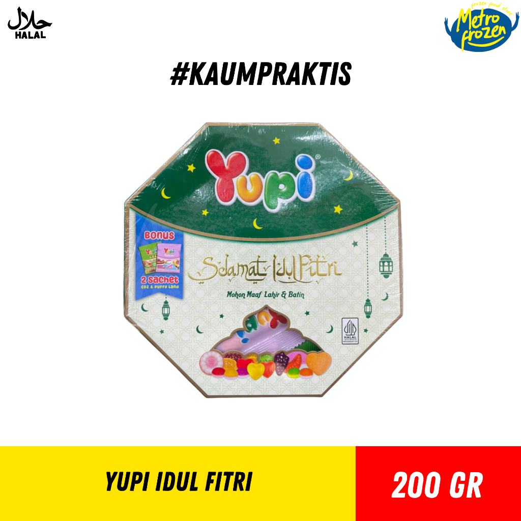 YUPI Idul Fitri 200gr //hampers yupi //yupi kemasan idul fitri