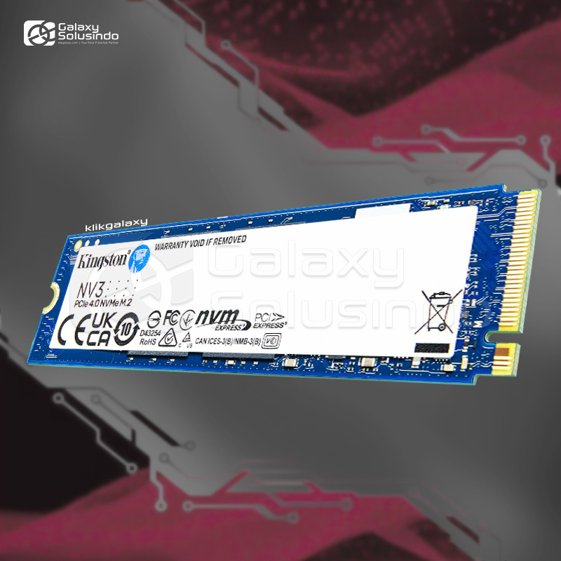 Kingston NV3 500GB M.2 2280 NVMe PCIe Gen4 X4 SSD