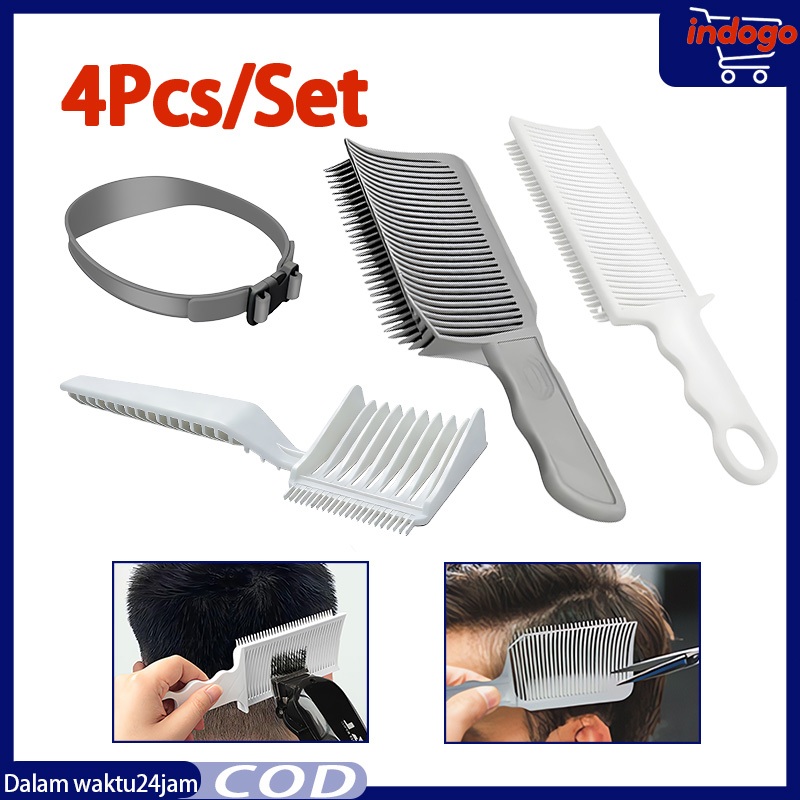 Sisir Fading Short Fade Fading Gradasi Sisir Cukur Rambut Barber Barbershop Salon Alat Cukur Salon &