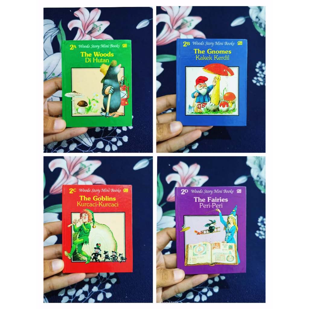 Buku Cerita Anak Karya Ilustrator Tony Wolf aka Antonio Lupatelli Seri Woods Story Mini Books